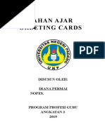 Definisi dari greeting card adalah teks singkat berupa pesan yang terdiri dari doa dan harapan. Bahan Ajar Greeting Card Dy Pdf Pronoun Grammatical Number