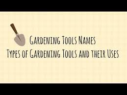 This type of shed usually comes as a tower or box, without windows to keep the materials stored inside hidden. Organic Gardening Tools Names And Uses Types Of Gardening Tools And Their Uses Gardening Tools Set Youtube