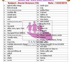 Gseb Ssc 10th English Answer Key 16 03 2019 Gseb Org Math Answers Social Science Exam Answer