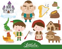 Jack And The Beanstalk Clipart Fairytale Clipart 15034 Etsy Jack And The Beanstalk Clip Art Fairy Tales