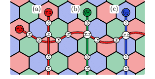 To obtain the braid statistics of the color code anyons, we study the... | Download Scientific Diagram
