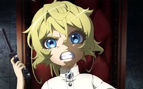 The animated adaptation started airing on january 6th, 2017 to march 31st, 2017 and spans 13 episodes, one of which being a recap episode. Download Wallpapers Youjo Senki 4k Manga Saga Of Tanya The Evil Besthqwallpapers Com Tanya The Evil Anime Stars Anime