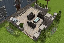 Patios offer lots of design choices, from the size and shape of the seating area, to the pattern made by the or, how about adding a feature to the patio that gives it a focal point, like a pond? 9 Small Patio Designs With Big Impact Romanstone Hardscapes