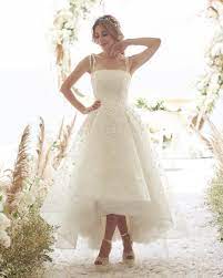Trend Of The Year 21 High Low Wedding Dresses In 2021 Wedding Dresses High Low Fancy Wedding Dresses Fancy Wedding Dresses Gowns