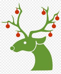 It is a very clean transparent background image and its resolution is 768x768 , please mark the image source when quoting it. Christmas Reindeer Banner Transparent Download Silhouette Christmas Reindeer Png Clipart 51799 Pikpng