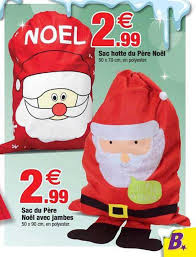 Offre Sac Du Pere Noel Avec Jambes Chez Bazarland
