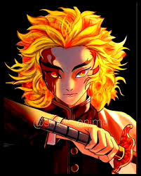 Flame Hashira Rengoku Digital by Shivani Vishwakarma | Saatchi Art