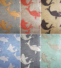 Aesthetic Black And White Koi Fish Wallpaper Pin On Fabulous Fabrics And Papers