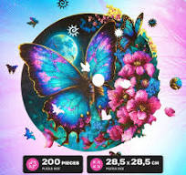 Buy Butterfly puzzle 200 pieces - $44.90. Best Wooden and Escape puzzles  from ESC WELT