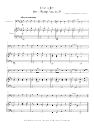 Here are several easy music downloads. Beethoven Ode To Joy 9th Symphony Sheet Music For Double Bass 8notes Com