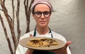 Helena rizzo is a brazilian chef and restaurateuse. A Taste Of Home Comforts Helena Rizzo S Capellini And Mushrooms With Lemon Butter And Cheese Crunch