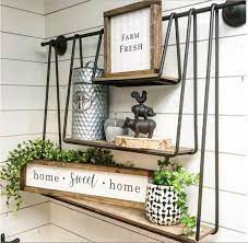 Three Tiered Shelf Interior Delights Parker 139 00 Rusticdecorforlivingroomwall Country Farmhouse Decor Farm House Living Room Country House Decor