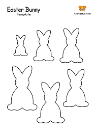 Start out by printing out the bunny templates onto card stock. Free Easter Bunny Templates Printables