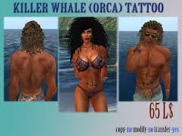 Come visit us now and browse through our exhaustive gallery of high quality tattoo images and fin. Second Life Marketplace Tattoo Killer Whale Orca