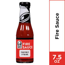 Amazon.Com : Taco Bell Fire Sauce, 7.5 Fl Oz : Gourmet Sauces : Grocery &  Gourmet Food