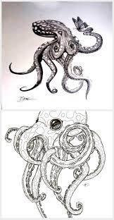 37 Trendy Ideas For Tattoo Thigh Octopus Kraken Thigh Tattoo Kraken Tattoo Octopus Tattoo Design