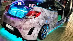 Learn how it drives and what features set the 2019 hyundai veloster apart from its rivals. Hyundai Veloster Custom Dubai Motor Show 2019 Youtube