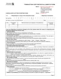 (1) your details cardholder name. Fillable Online Credit Card Dispute Form Standard Chartered Bank Fax Email Print Pdffiller