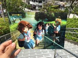 When Anime Meets Real Life Locations Anime Vs Real Life Slice Of Life Anime Anime Places