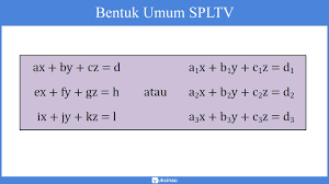 Nah sahabat itu dia pembahasan kita tentang cara menggunakan metode substitusi dalam menyelesaikan system persamaan dua varibel atau singkatnya aja deh yaitu spldv mudah kan sahabat? Sistem Persamaan Linear Tiga Variabel Ciri Syarat Cara Penyelesaian