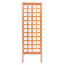 Outdoor Essentials 72 In Wood Square Lattice Trellis 309168 The Home Depot Lattice Trellis Square Lattice Wooden Trellis
