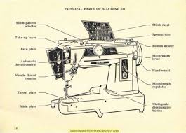 Singer 421 Slant O Matic Sewing Machine Instruction Manual