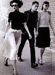 American pop culture history ». Retro Trio Editorials Vogue China Greaser Girl Teddy Boys