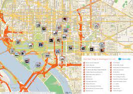 What To See In Washington D C Washington Dc Tourist Map Washington Dc Attractions Washington Dc Map
