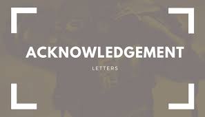 I would like to express my greatest appreciation to the all individuals who have helped and supported me throughout the project. Student Project Acknowledgement Letter Sample