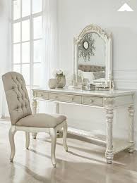 Cassimore Pearl Silver Vanity By Ashley Furniture Ashleyfurniture Homedecor Bedroom Bedroomdecor Bedroomgoals Holl Furniture Bedroom Panel Bedroom Set