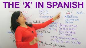 Learn Spanish The X In Spanish Youtube