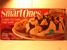 Smart ones meals offer redeeming quality, calorie control and taste, all wrapped up in a colorful box! Crazy Food Dude Review Weight Watchers Smart Ones Chocolate Chip Cookie Dough Sundae