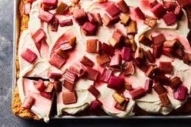 Slab Shortcake With Roasted Rhubarb Recipe On Food52 Recipe Rhubarb Recipes Roasted Rhubarb Recipes