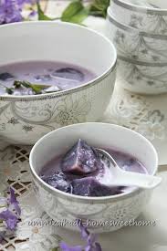 Cara masak bubur manis simple dan sedap.( Home Sweet Home Pengat Keledek Ungu Asian Desserts Desserts Foodstuff