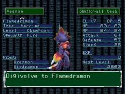 digimon world 2 how to get flamedramon