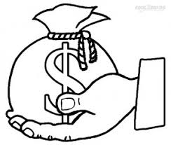 Print coloring pages of your favorite coins. Coloring Money