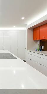 Pure White Acrylic Ikea Kitchen Design Floor Installation Custom Cabinetry