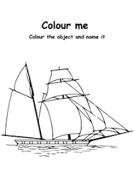 Color ships online with children, print, or share pictures of coloring pages of fishing boats, galleons, rowing boats, gondolas, and warships. Art And Craft Worksheets For Toddlers Free Printable Toddlers Art And Craft Worksheets Schoolmykids Com