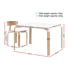 One of the largest kids preschool kindergarten nursery furniture and kids manufacturer in 2.professional and safety , we have professional engineer team , we can customize and make the special design for your kindergarten or. Kids Table And Chairs 5 Piece Setting Study Desk Dining Play Wooden Modern Design Great Fun Area Safety Variety Store