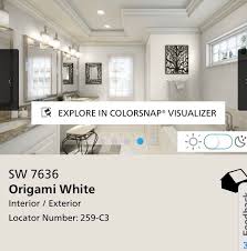 Origami White Sherwin Williams Origami White White Paint Colors Paint Colors For Home