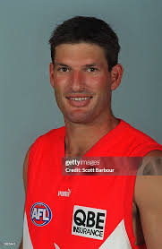 Brett Allison for the Sydney Swans poses for a portrait headshot... News  Photo