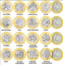Não é uma tarefa nada fácil encontrar uma moeda dos jogos circulando por aí. Moedas Olimpiadas Rio 2016 Avulsas Moedas Olimpicas Moedas Comemorativas Moedas