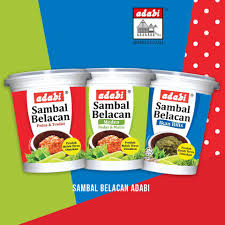 Sambal belacan is a malaysian condiment and the basic building block for malaysian food. Adabi Sambal Belacan Ikan Bilis 180g Shopee Malaysia