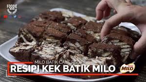 Cara buat kek batik cheese. Foodie Media Cara Buat Resipi Kek Batik Milo Facebook