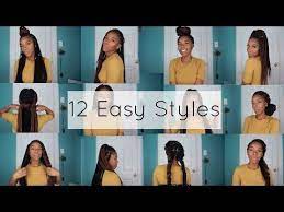 18 Quick Easy Box Braids Hairstyles 2017 Beginner Friendly Youtube Braided Hairstyles Easy Hair Styles 2017 Braided Hairstyles