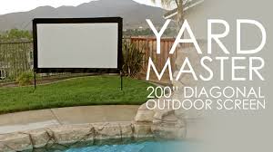 We've got savings on outdoor screen panels. Elite Screens Yard Master 200 Outdoor Projection Screen Youtube