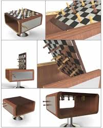 The playing surface in the center of the table is 20 x 20. Design Of The Day Chess Table Chess Chess Board