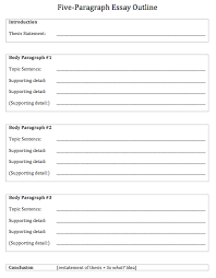 Maybe you would like to learn more about one of these? Template For 5 Paragraph Essay Outline Academic Writing