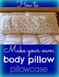 It is specially designed to fit the matching white cloud down alternative body pillow and made to coordinate with sweet jojo. Diy Easy Body Pillow Cover From 2 Standard Pillowcases Make A Cute One To Match Your Bedding Save Money Body Pillow Pillowcase Diy Pillow Covers Diy Pillows