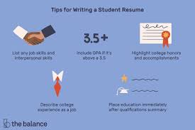In a nutshell it's just what it sounds like: Student Resume Examples Templates And Writing Tips